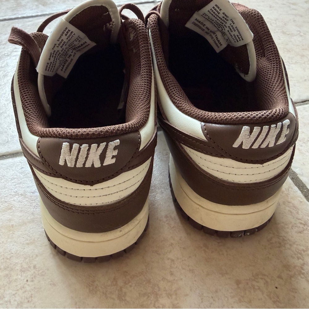 Nike Women's Brown and White Low-Top Sneakers - Picture 3 of 5